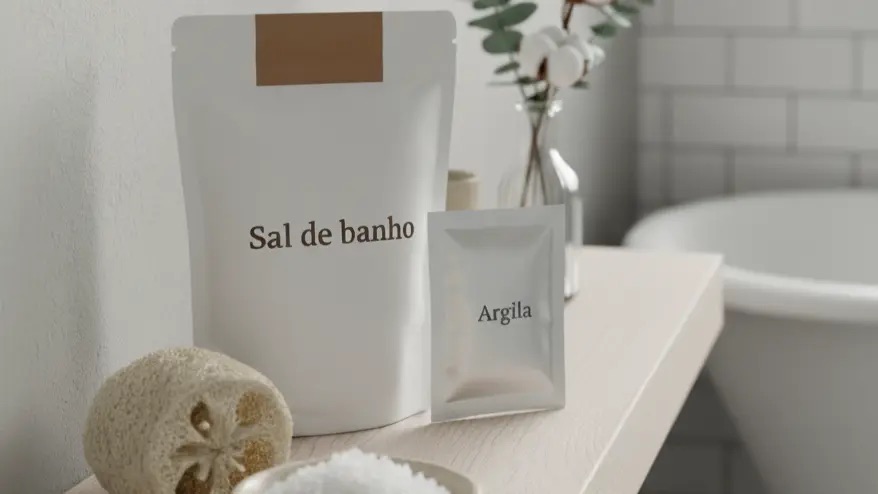 Stand up pouch para cosméticos